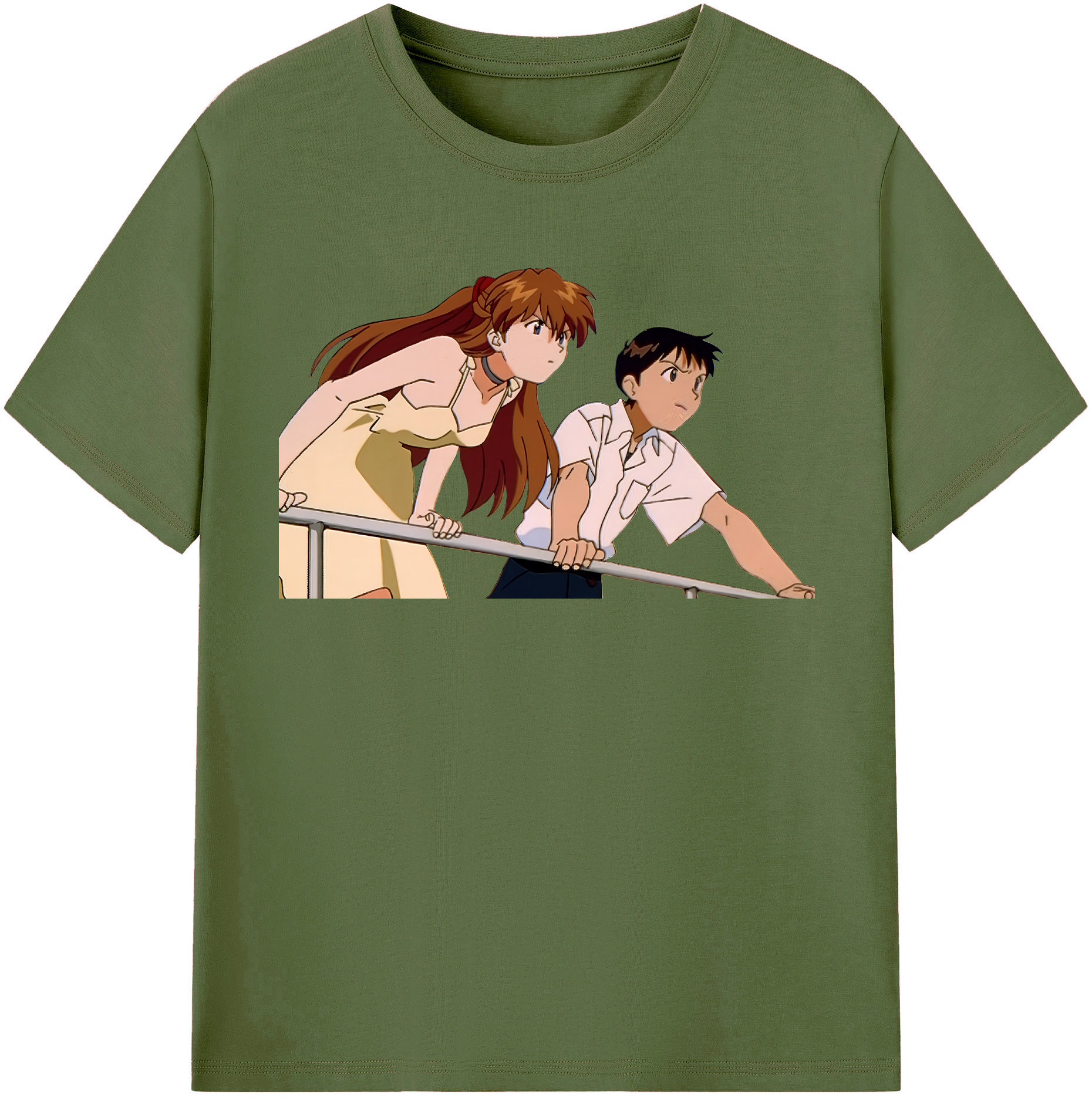 （画像用） EVA 新世紀エヴァンゲリオン 綿100％半袖Tシャツ（フロントプリント）